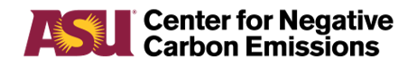 ASU Center for Negative Carbon Emissions